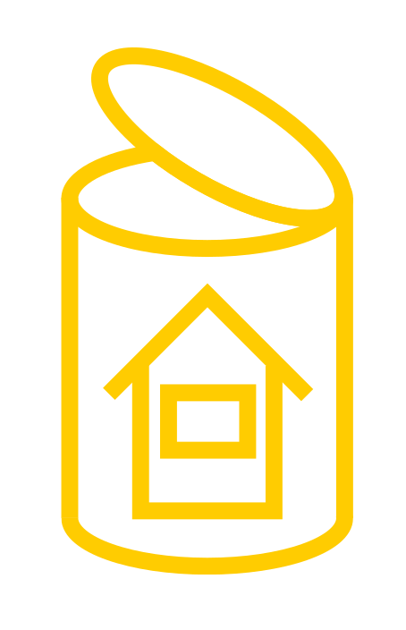 Plechovka Logo Red